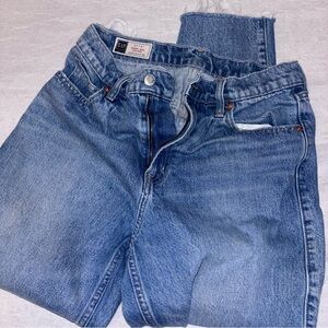 GAP Women's High Rise Barrel Denim Jeans